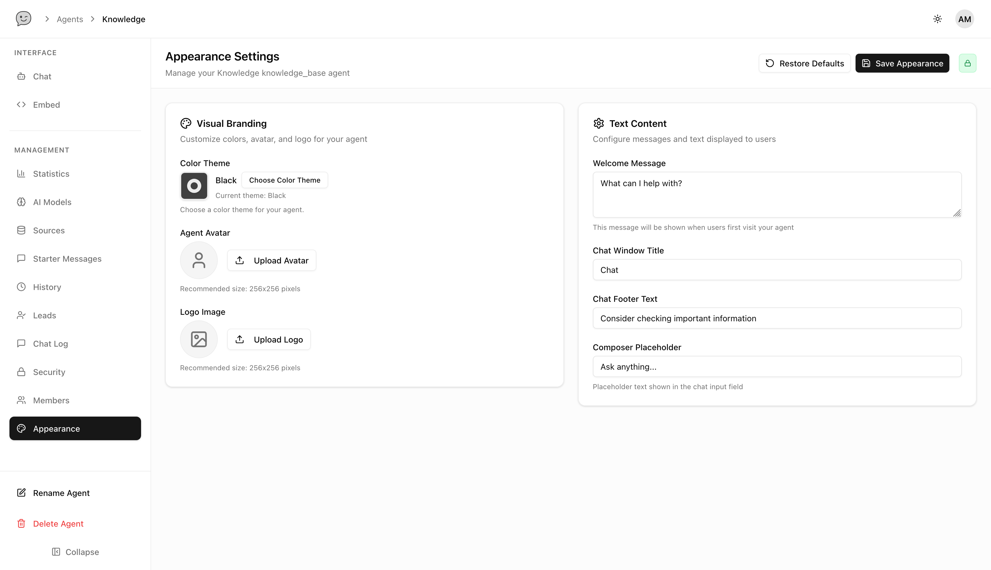 Fully Customizable Experience