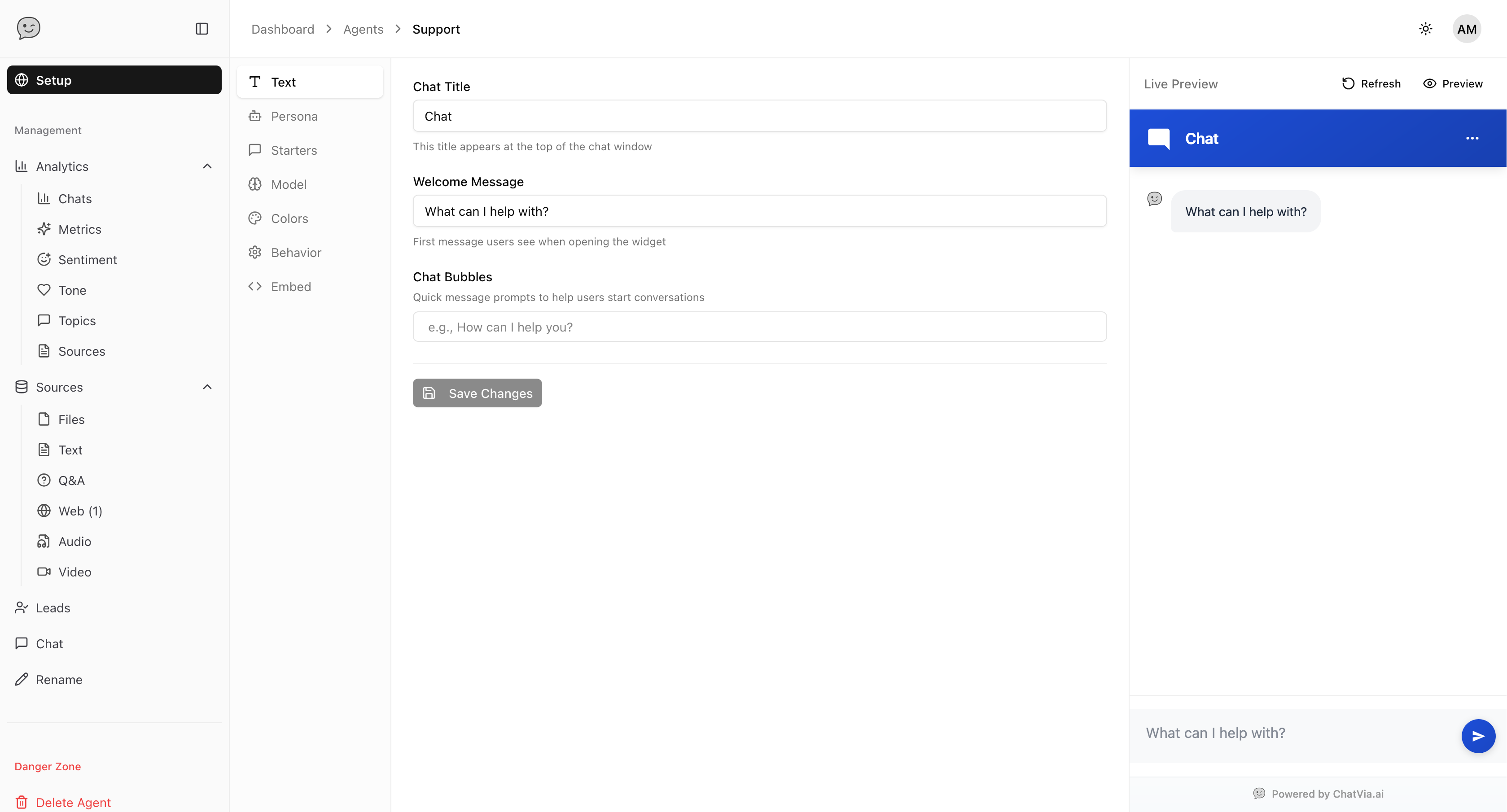Comprehensive Control Panel