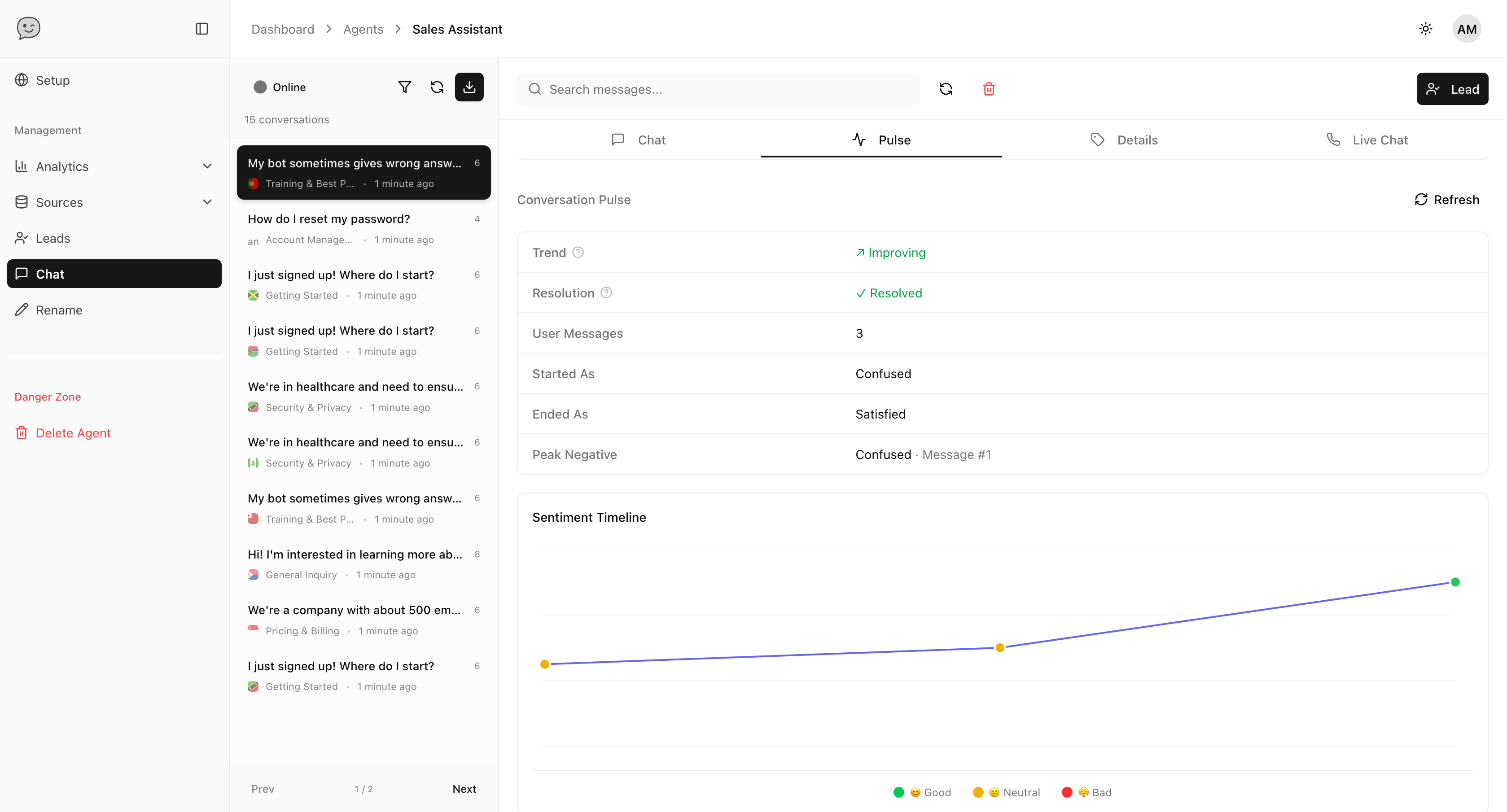 Tone & Sentiment Analysis